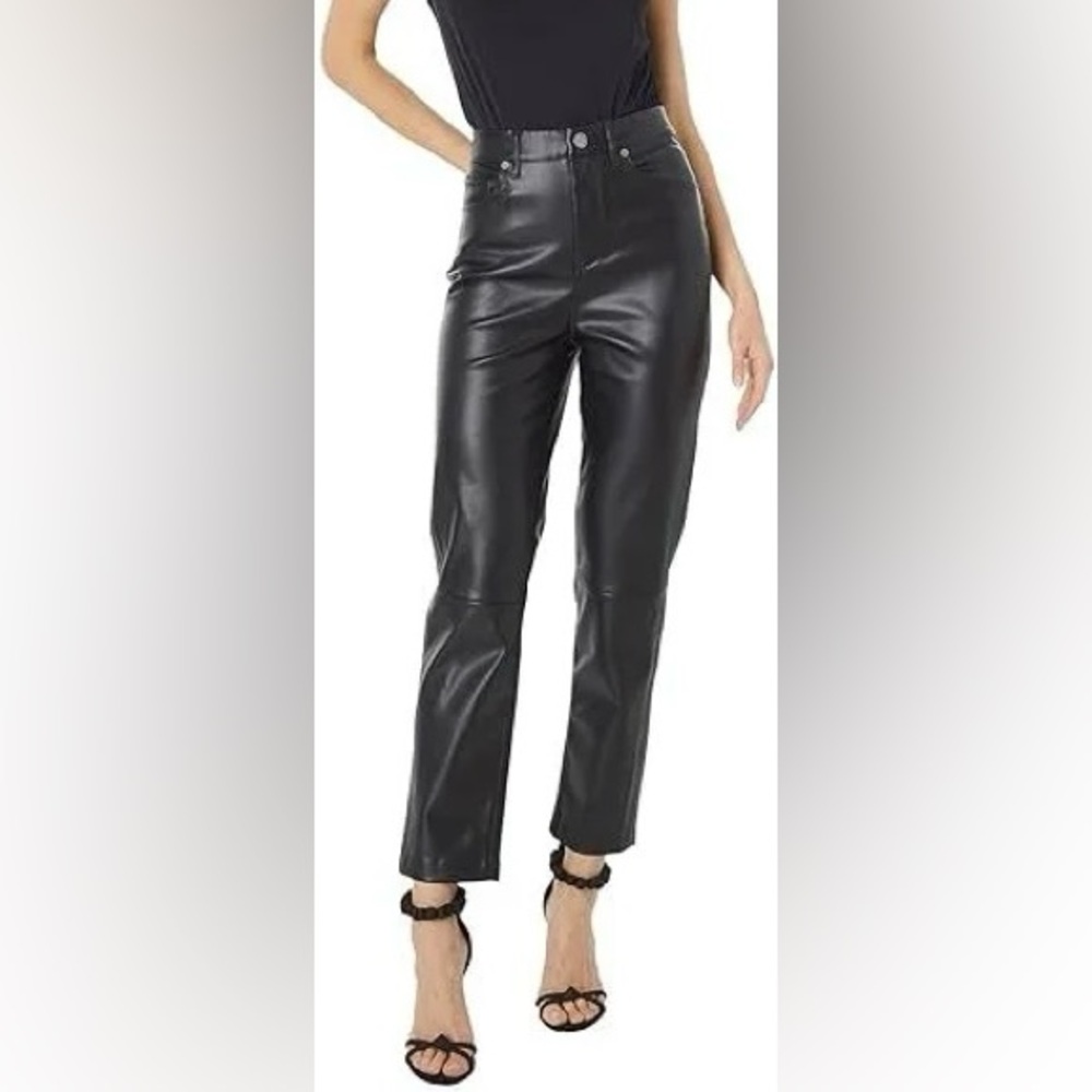 Blank NYC Faux Leather straight leg
Color: Black * Size: 30